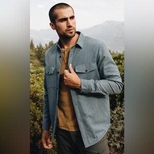 NWOT- Olivers- Gold Coast Shirt Jacket- Medium-‎ Indigo